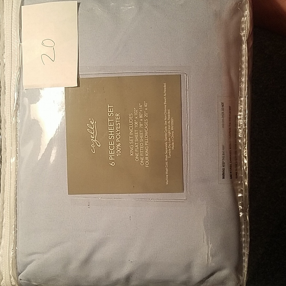 Cozelle 6 Piece Sheet Set